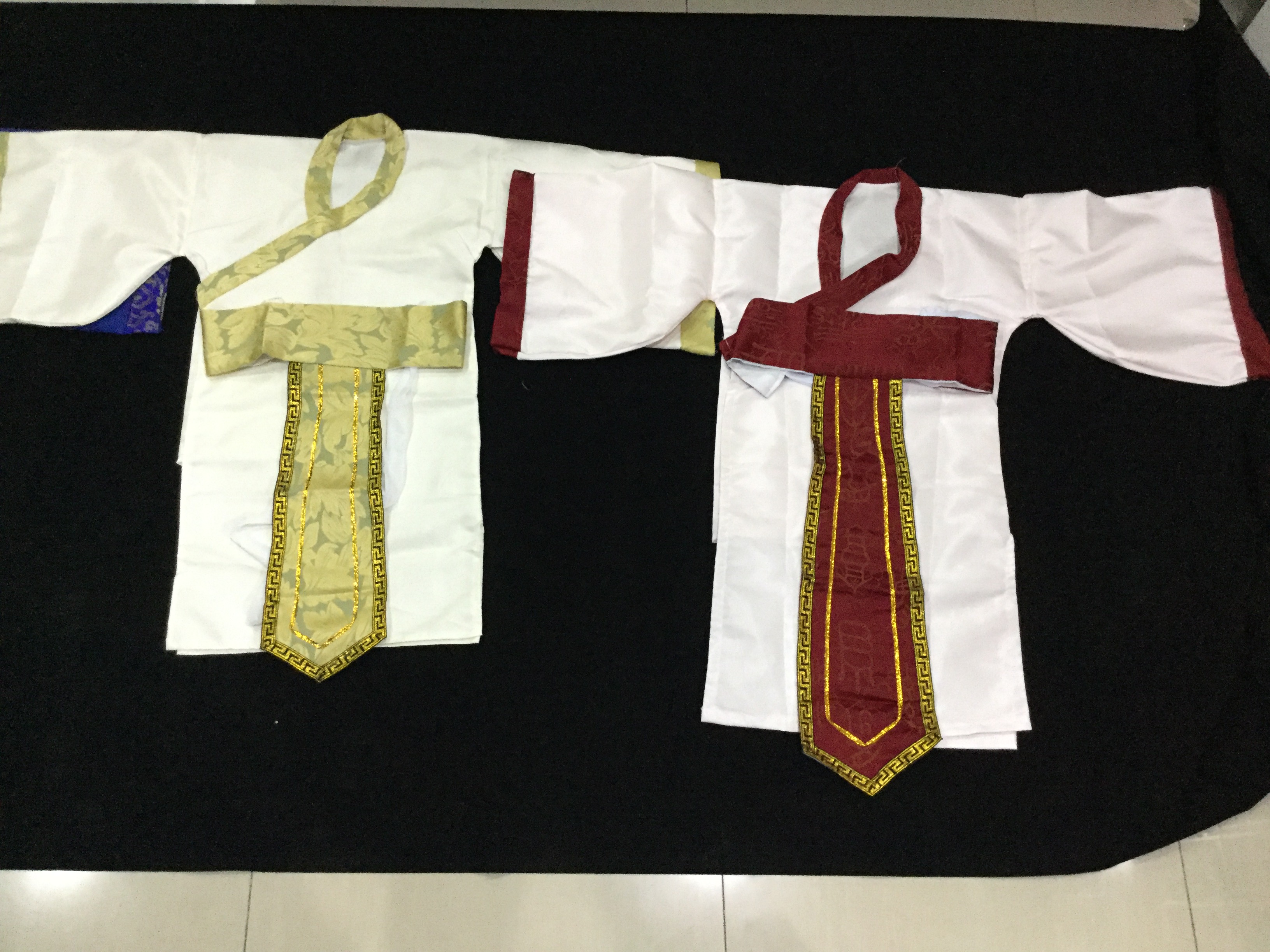 ชุดจีนฮั่น สีเหลืองอ่อน รหัส KIN 45 สินค้าพร้อมส่ง