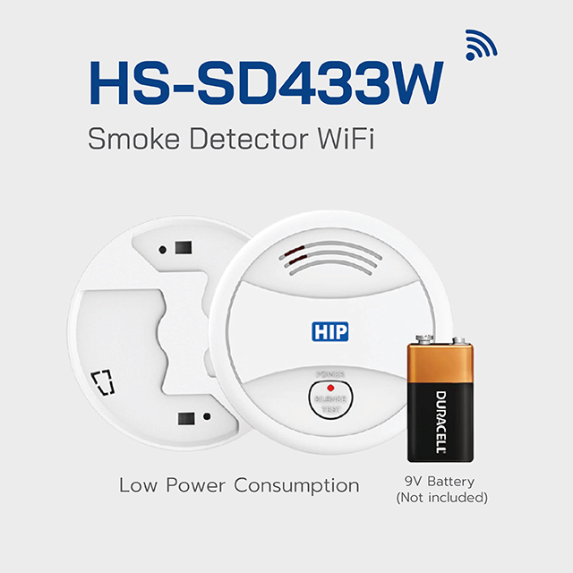HIP Smoke Detector WiFi รุ่น HS-SD433W