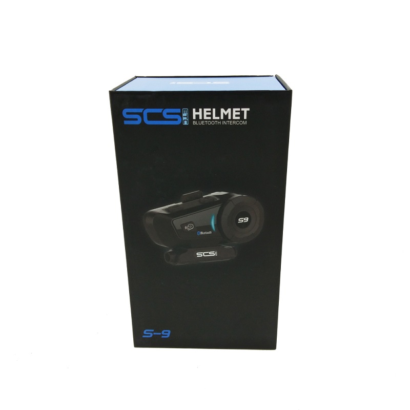 SCS S9 บลูทูธติดหมวกกันน็อค Motorcycle Helmet Intercom Bluetooth Headset (แพคเดี่ยว)