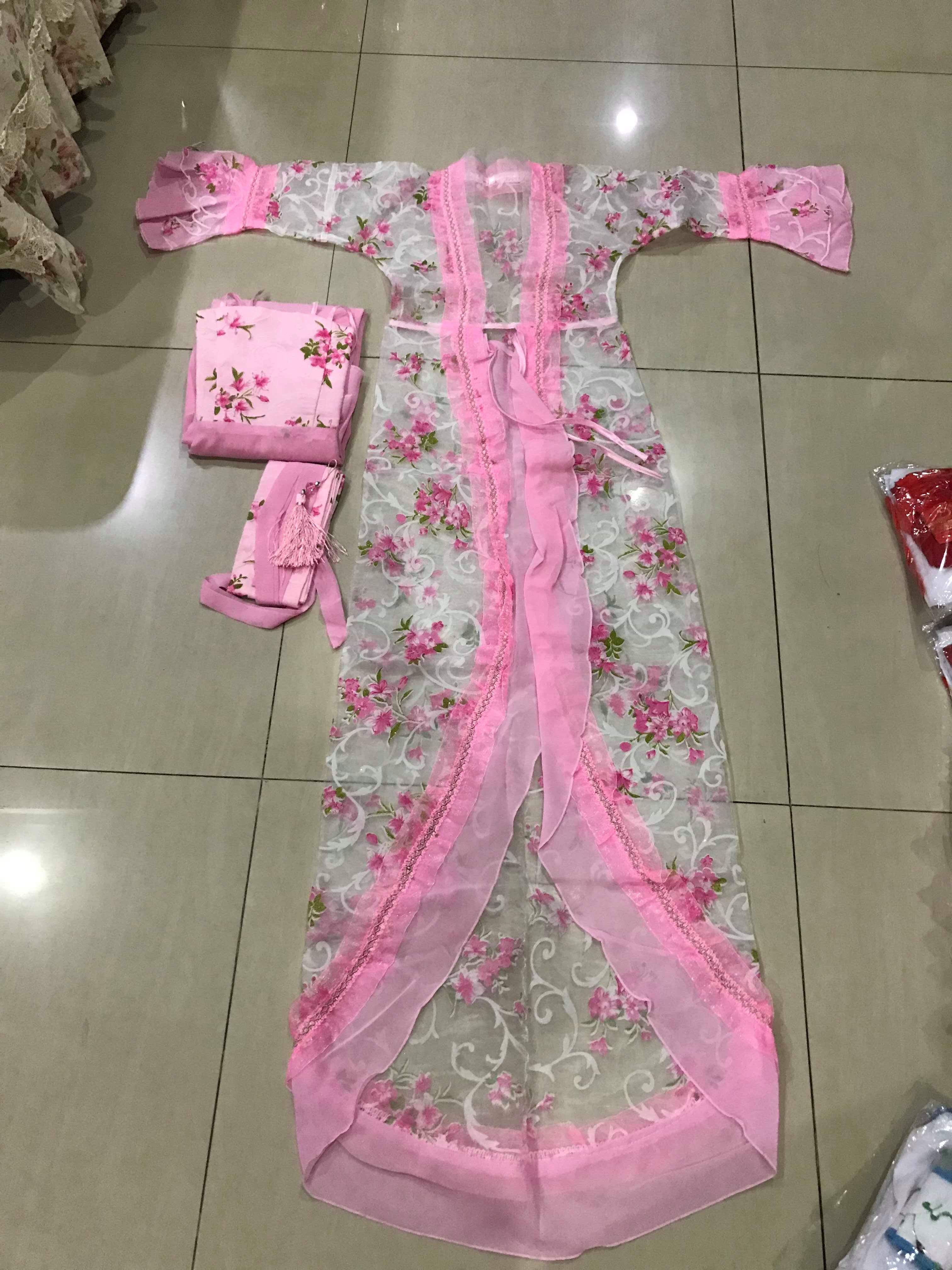 ชุดจีนนางฟ้าเด็กสีชมพู รหัส PM 95 สินค้าพร้อมส่ง