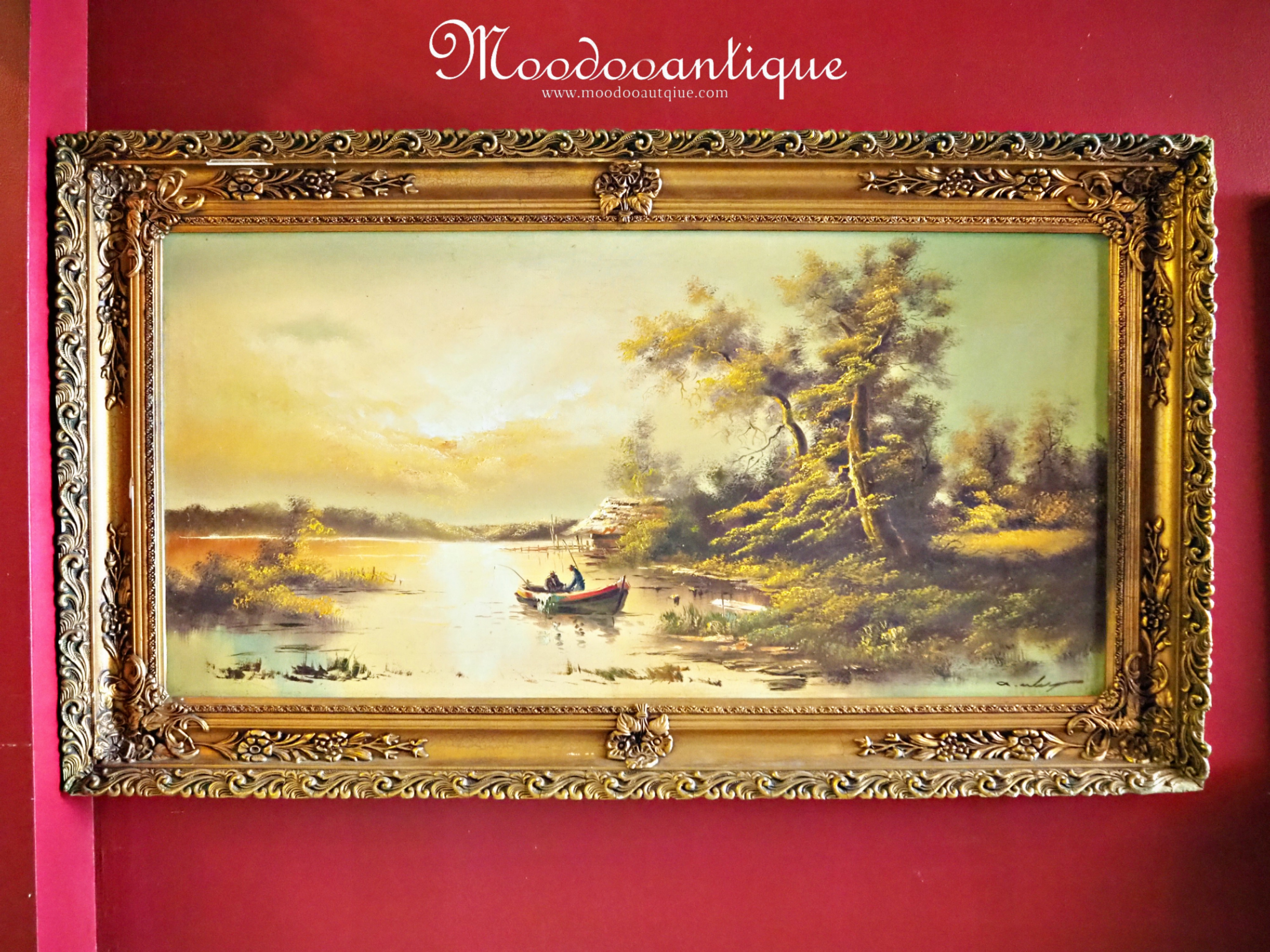 Morning Life (ภาพวาดสีน้ำมันบนผ้าใบ)