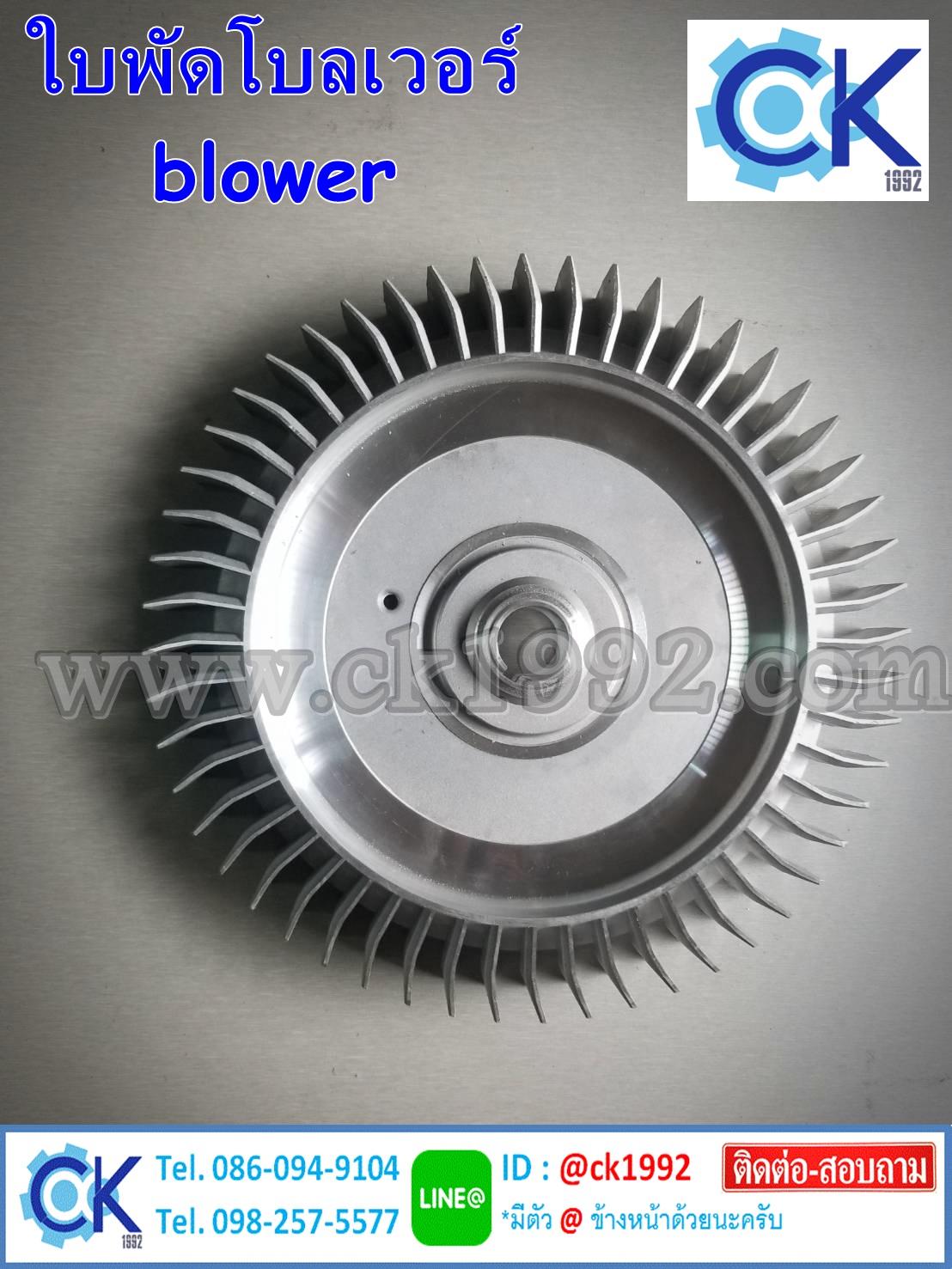 จำหน่ายใบพัดโบลเวอร์ (Ring Blower) ทุกไซค์ ทุกขนาด