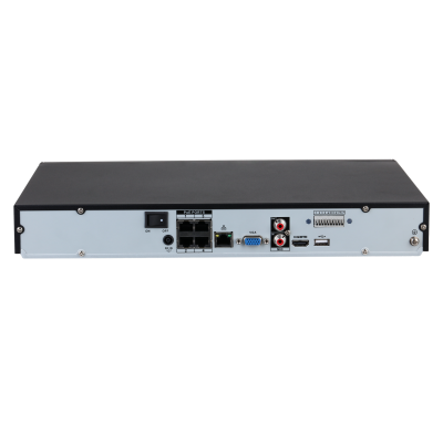 DHU-4204-P-4KS3 4CH 1U 4PoE 2HDDs Lite Network Video Recorder