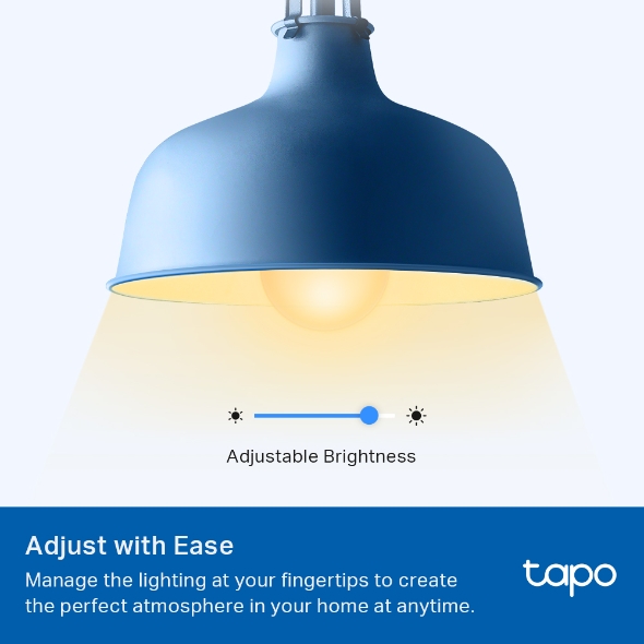 Tapo L510E Smart Wi-Fi Light Bulb, Dimmable