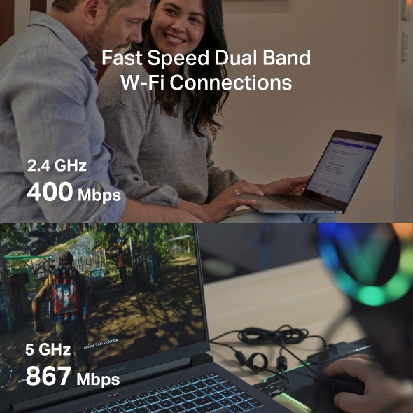 MA30N USB อะแดปเตอร์ไวเลสดูอัลแบนด์ AC1300 นาโน รับประกันสินค้า 3 ปี