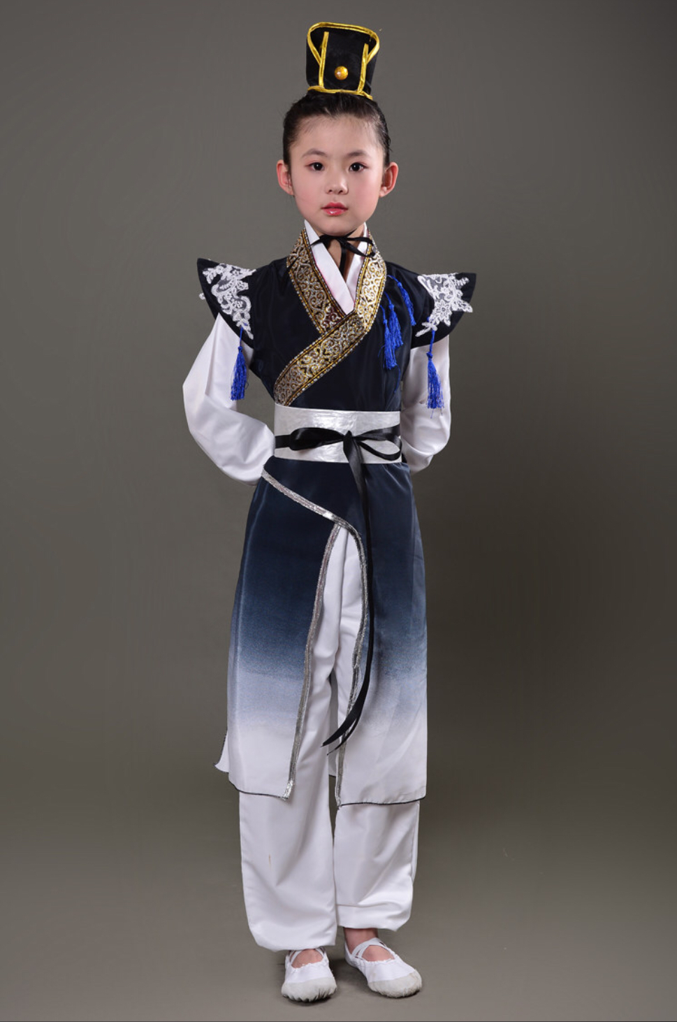 ชุดอัศวิน สีดำน้ำเงิน รหัส AUS 45