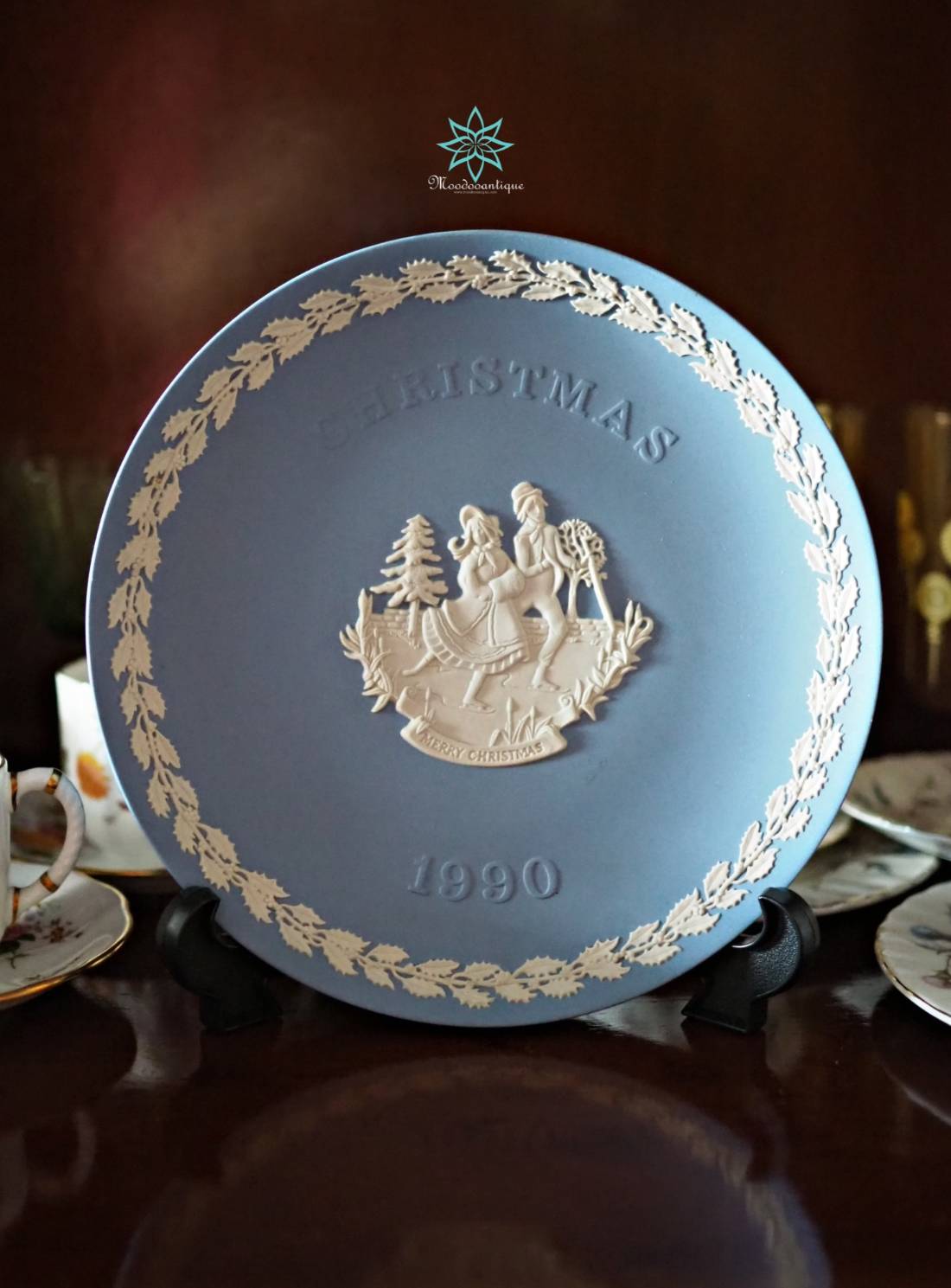 Collection Wedgwood Jasperware Christmas Plates