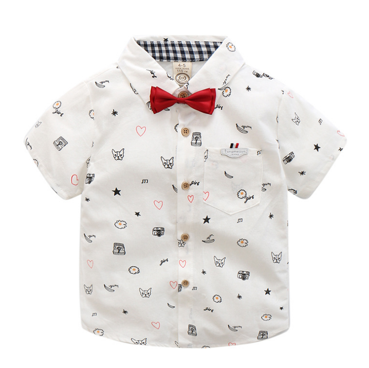 เสื้อเชิ้ตเด็กแขนสั้น Size 104