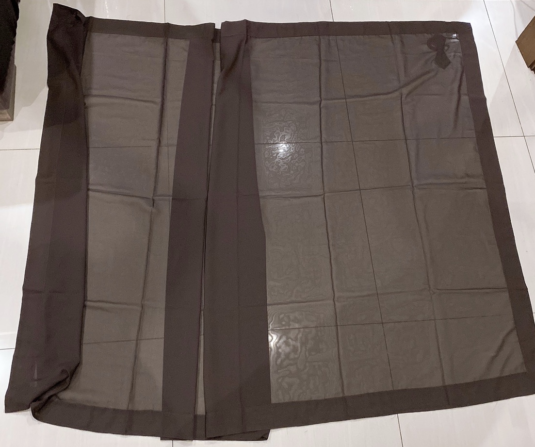 ผ้าคลุมชุดพระสีน้ำตาล ผ้าใยกันชง รหัส KS35 สินค้าพร้อมส่ง