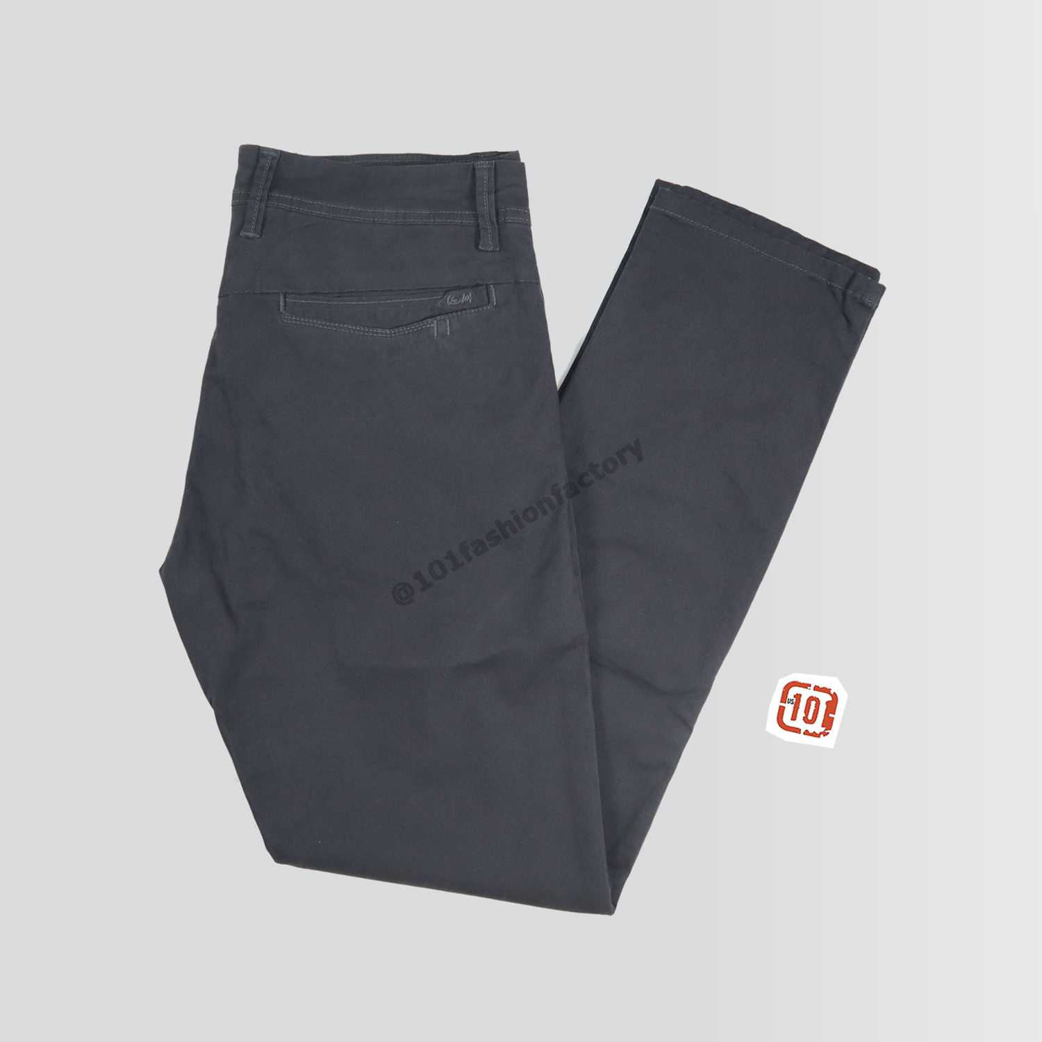 ขายาวชีโน่ No.646/17 กางเกงสวย ที่ไหนกับใครมั่นใจสุดๆ สีเทาดำ| US101