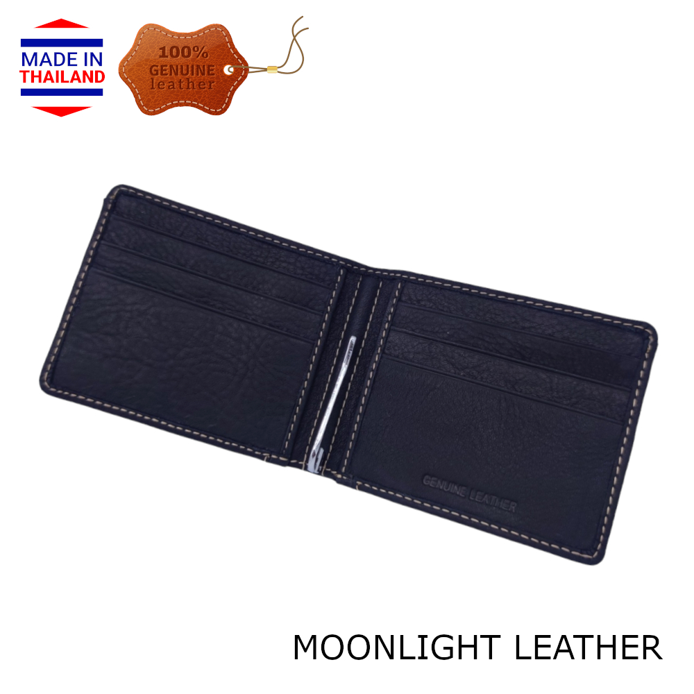 กระเป๋าสตางค์หนังแท้ หนีบแบงค์ Money Clip รุ่น Miix แบรนด์แท้ทำจากหนังวัว นุ่ม สวย ไม่ลอก มีกล่อง