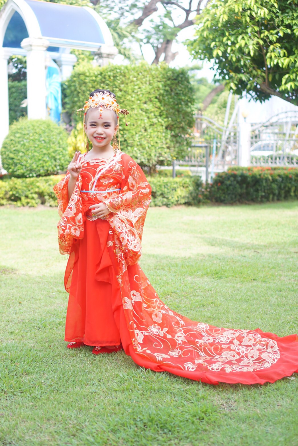 ชุดจีนเด็ก รหัส C126 สินค้าพร้อมส่ง