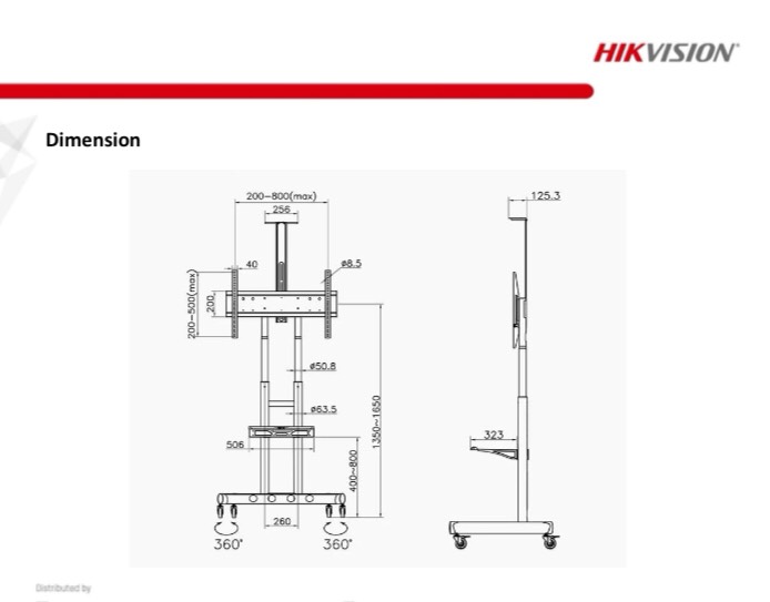 Hikvision LCD Monitor Stand - DS-D5ABL