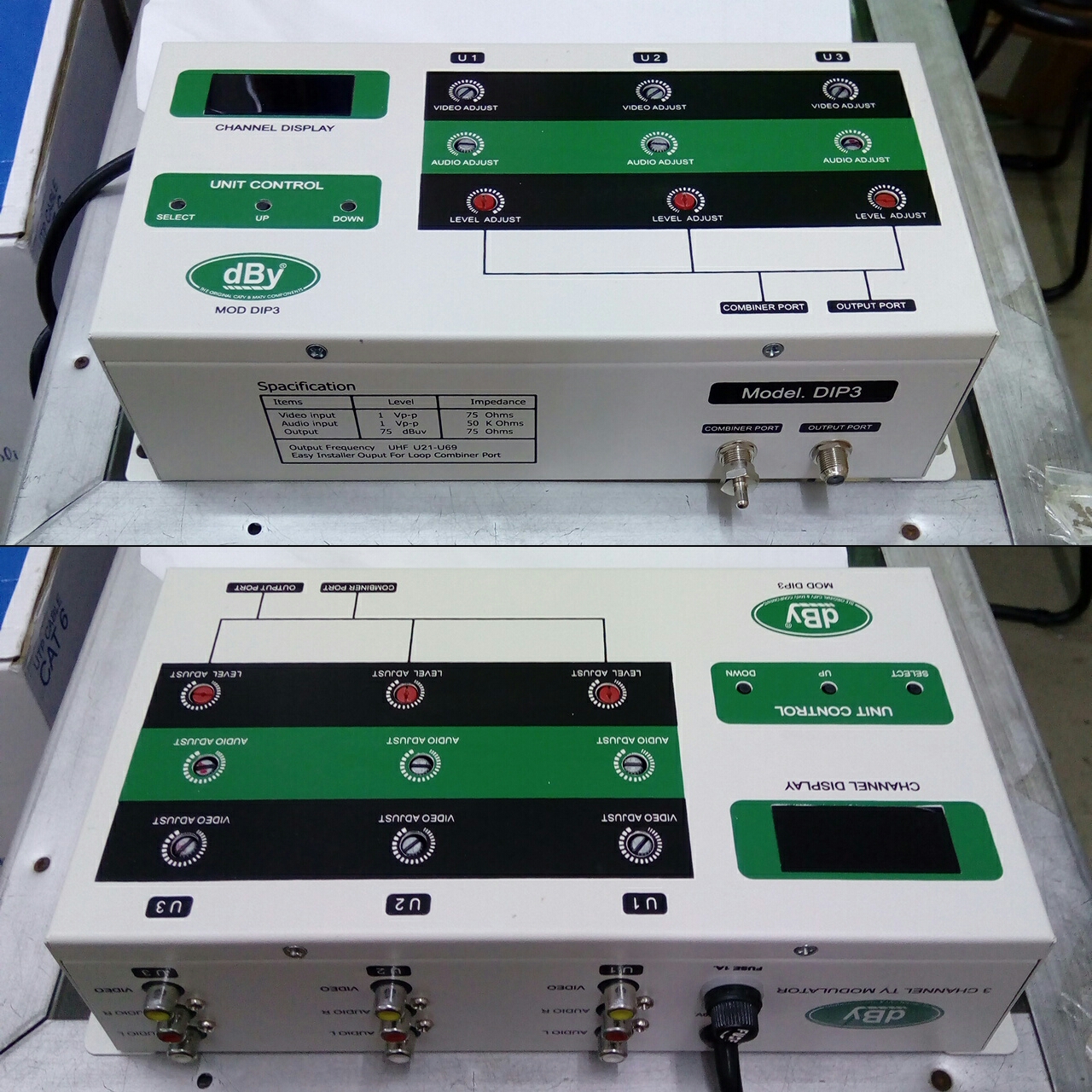 MODDIP3/ dBy SINCE 1999/ อุปกรณ์แปลงสัญญาณ AV เป็น RF: Double Side Band Modulator