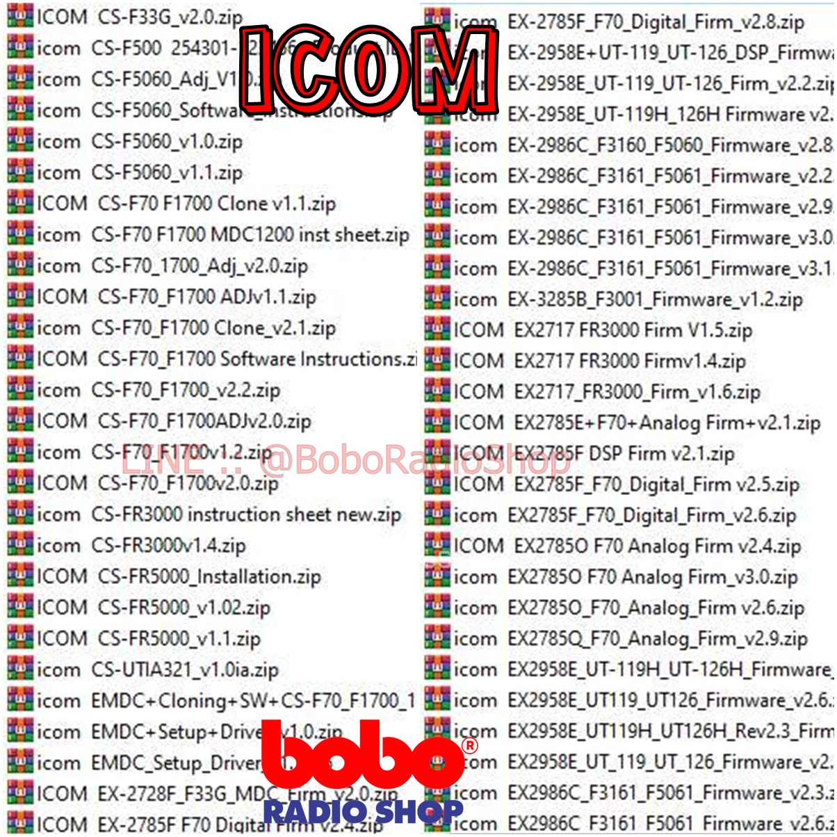 SOFTWARE CODEPLUGS FIRMWARE คู่มือ สำหรับวิทยุสื่อสาร