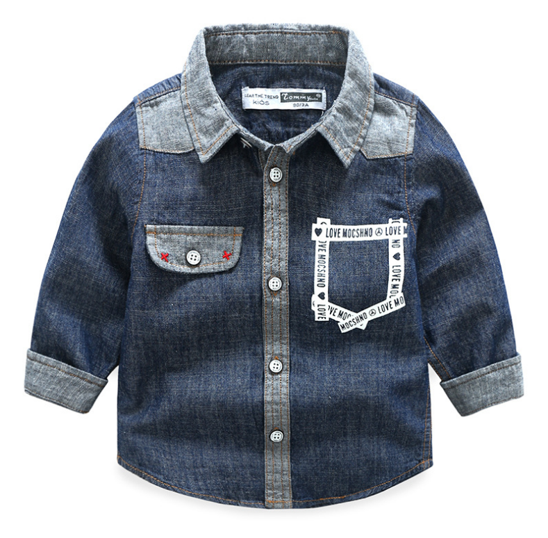 เสื้อเชิ้ตเด็กแขนยาว Size 110,140