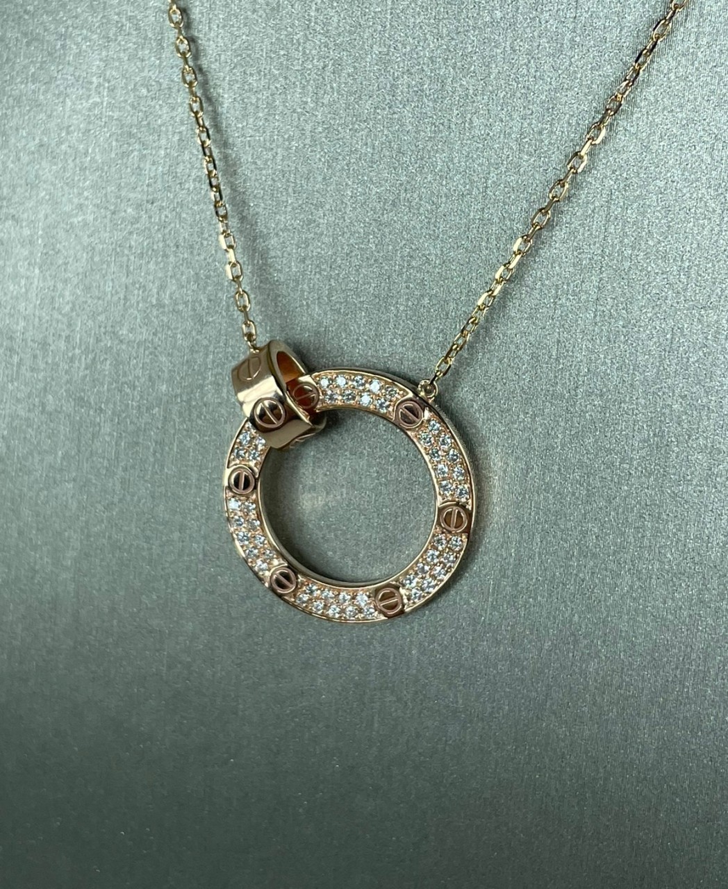 จี้เพชรแท้ Love Cartier น้ำหนักเพชรรวม 0.44 cts