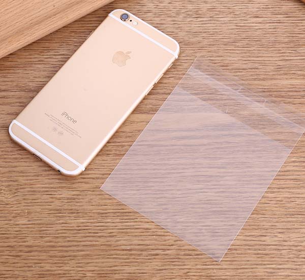 โปรโมชั่น//ถุงคุกกี้แถบกาว 12x12 เนื้อกึ่งขุ่น ไม่มีลาย แพ็ค 100 ใบ