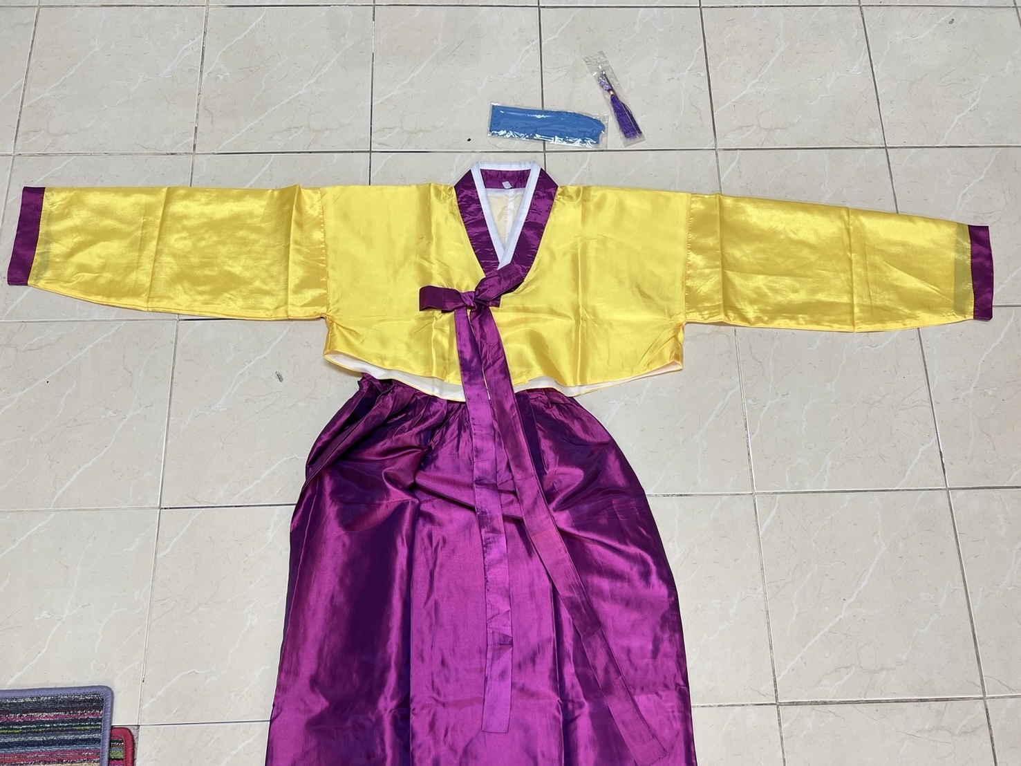 #ฮันบก สีเหลืองม่วง