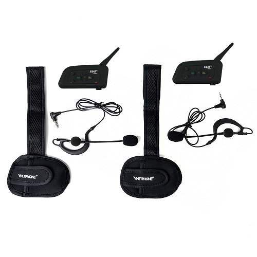Vnetphone Ejeas V4C Referee Intercom บลูทูธอินเตอร์คอม อุปกรณ์สำหรับผู้ตัดสินกีฬา (แพคคู่)