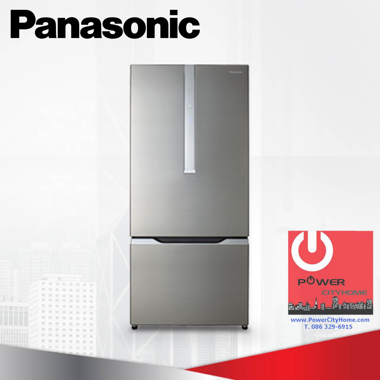 ตู้เย็น Panasonic 17.7 คิว Inverter รุ่น NR-BY558XS