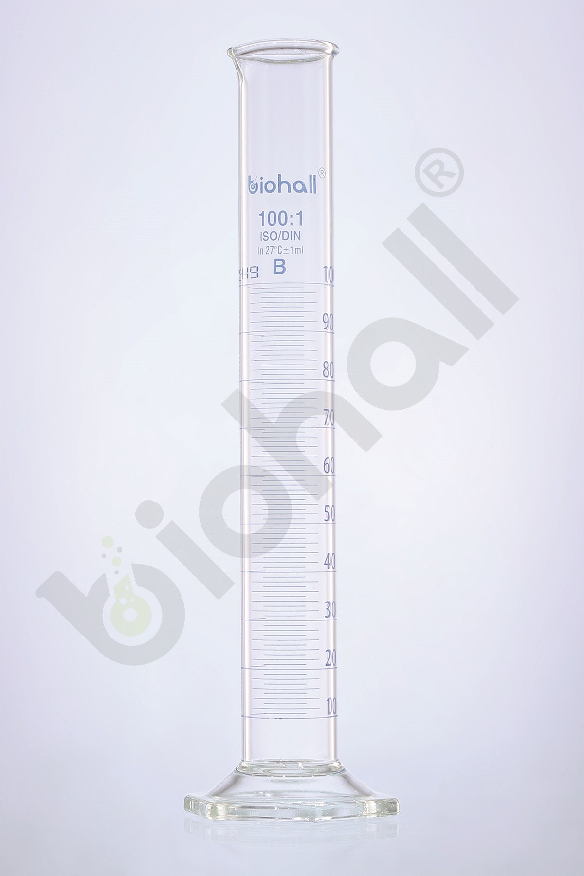 กระบอกตวงแก้ว (Measuring Cylinder HexaBase)