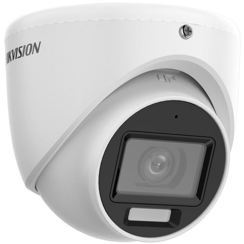 DS-2CE76D0T-LMFS (3.6mm) 2MP Smart Hybrid Light Audio Indoor Fixed Turret Camera