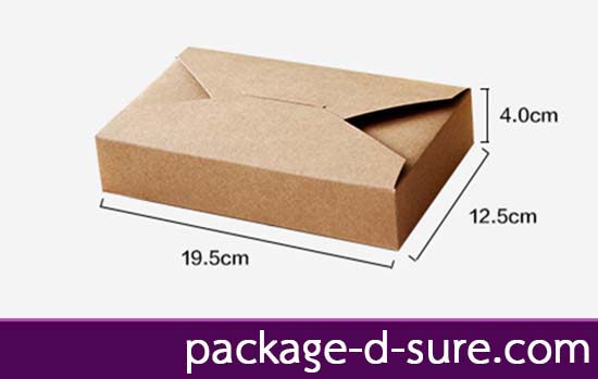 กล่องสี่เหลี่ยมผืนผ้า ทรงเตี้ย 12.5x19.5x4 สีขาว