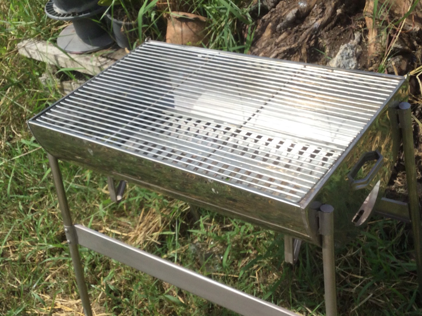 เตาปิ้งย่างสแตนเลส 304 รุ่นใหญ่(ไม่มีฝา) ขนาด 73 ซม.