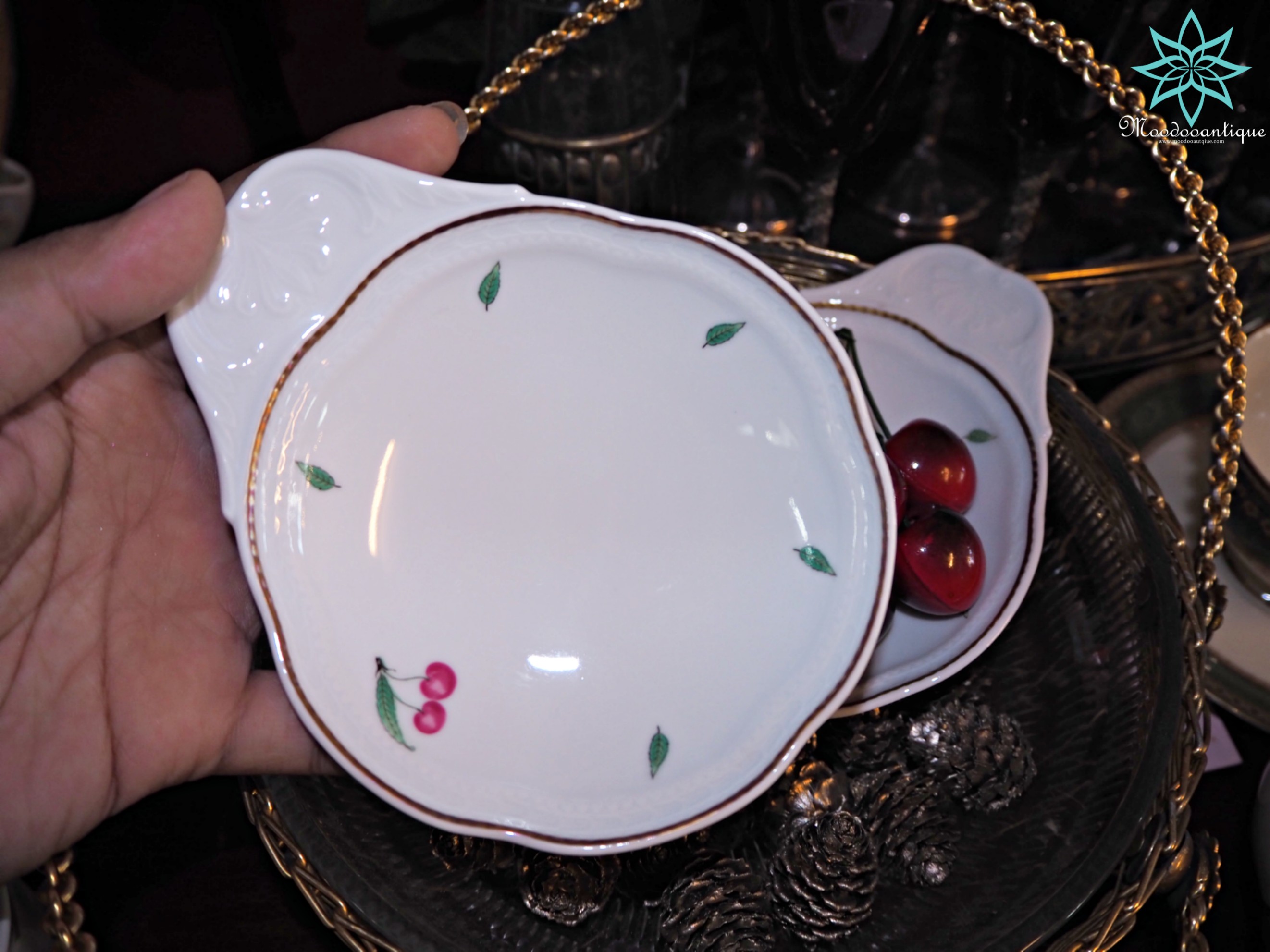 จานขนมใบเล็ก Richard Ginori