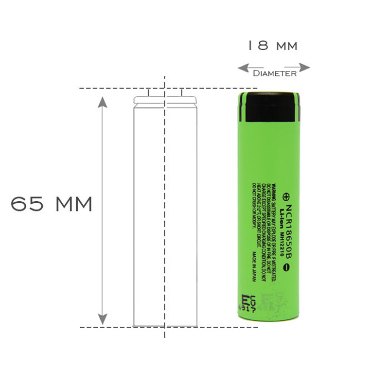 ถ่าน PANASONIC 18650 3400mah