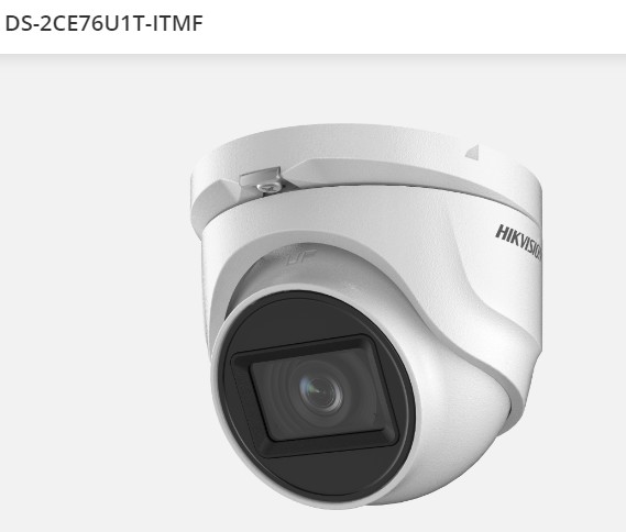 8MP 4K Fixed Turret Camera Hikvision DS-2CE76U1T-ITMF