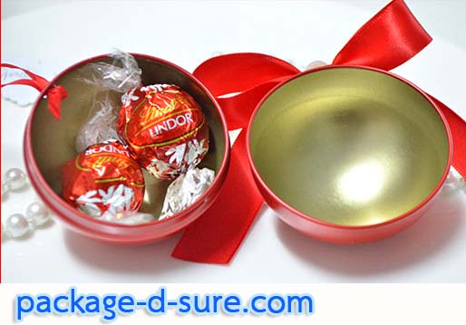 ลูกบอลดีบุก เส้นผ่านศูนย์กลาง 6.8 cm สีแดงสด