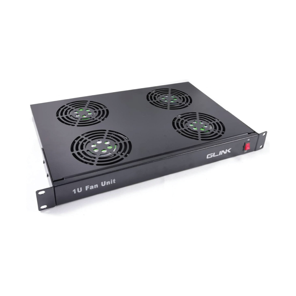 GLINK RACK ACC Glink 19inch 1U 4 way Cooling fans/GCA-04 พัดลมตู้แร็ค