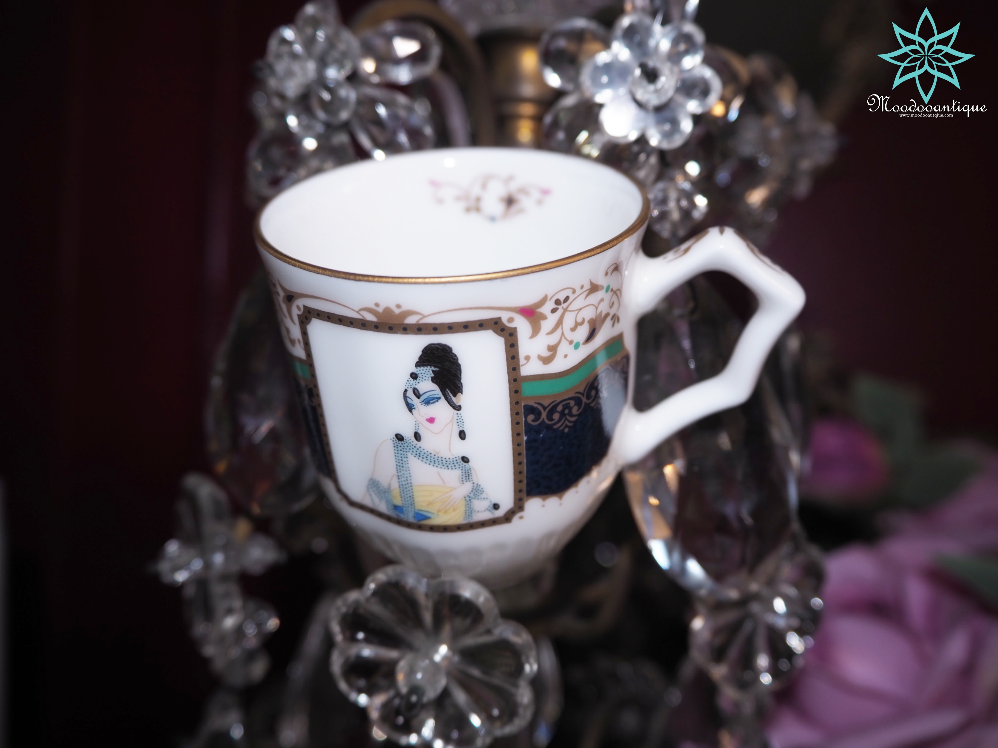 Vintage Shiseido Hanatsubaki Club Esprit d'Erte original