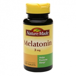 Nature Made Melatonin 3mg 120 เม็ด หมดอายุ 01/2027