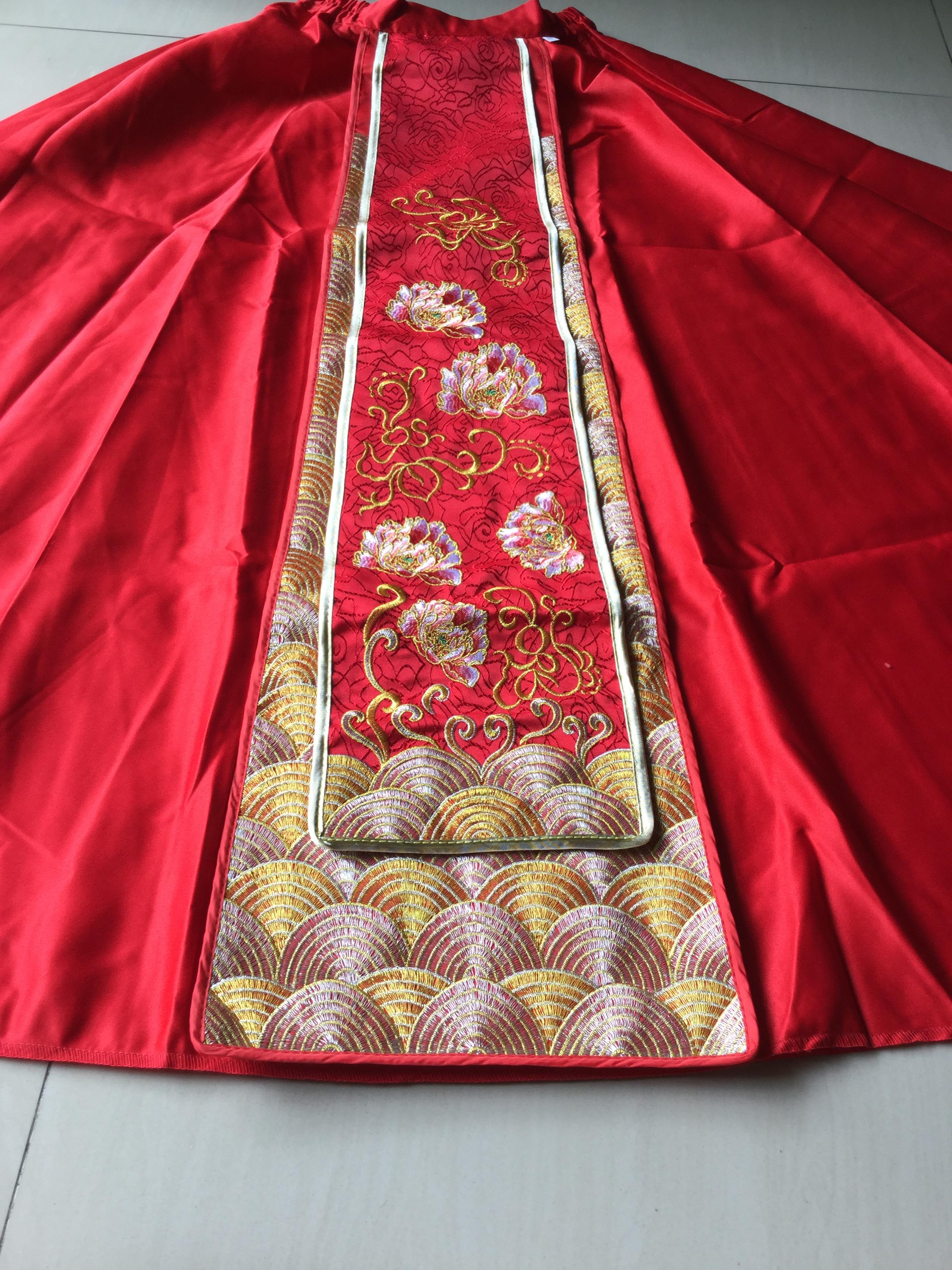 ชุดเจ้าสาวสีแดง รหัส WED#5# 143 สินค้าพร้อมส่ง