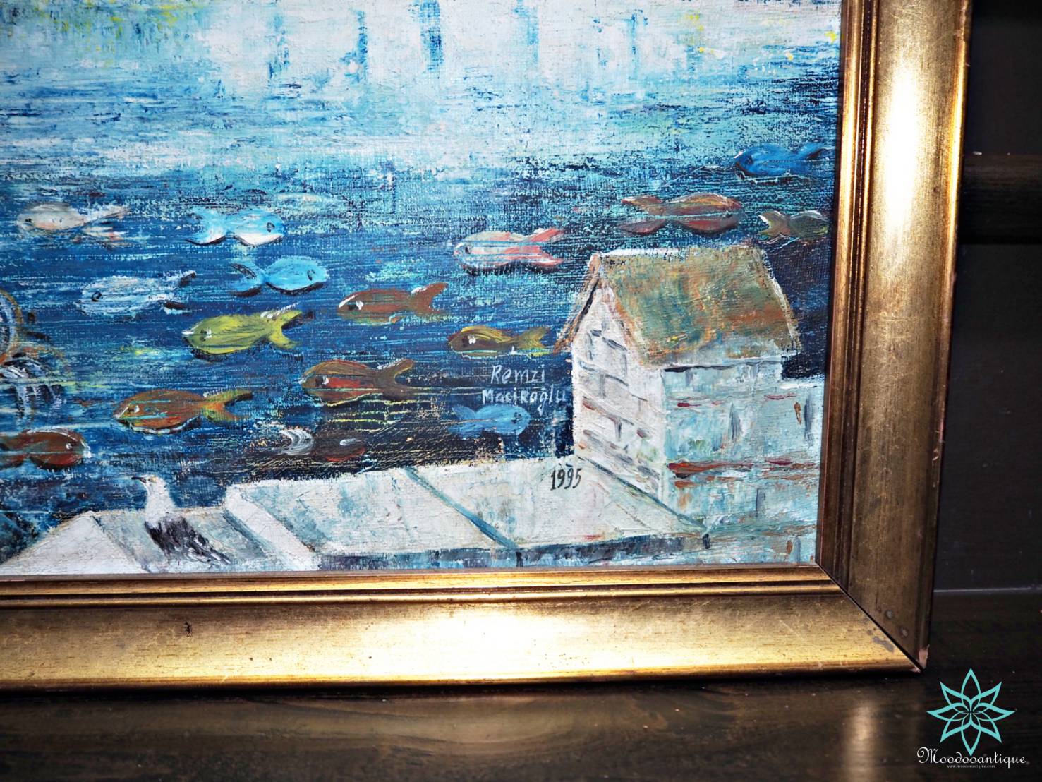 Bogaz Cyprus oil painting 1995