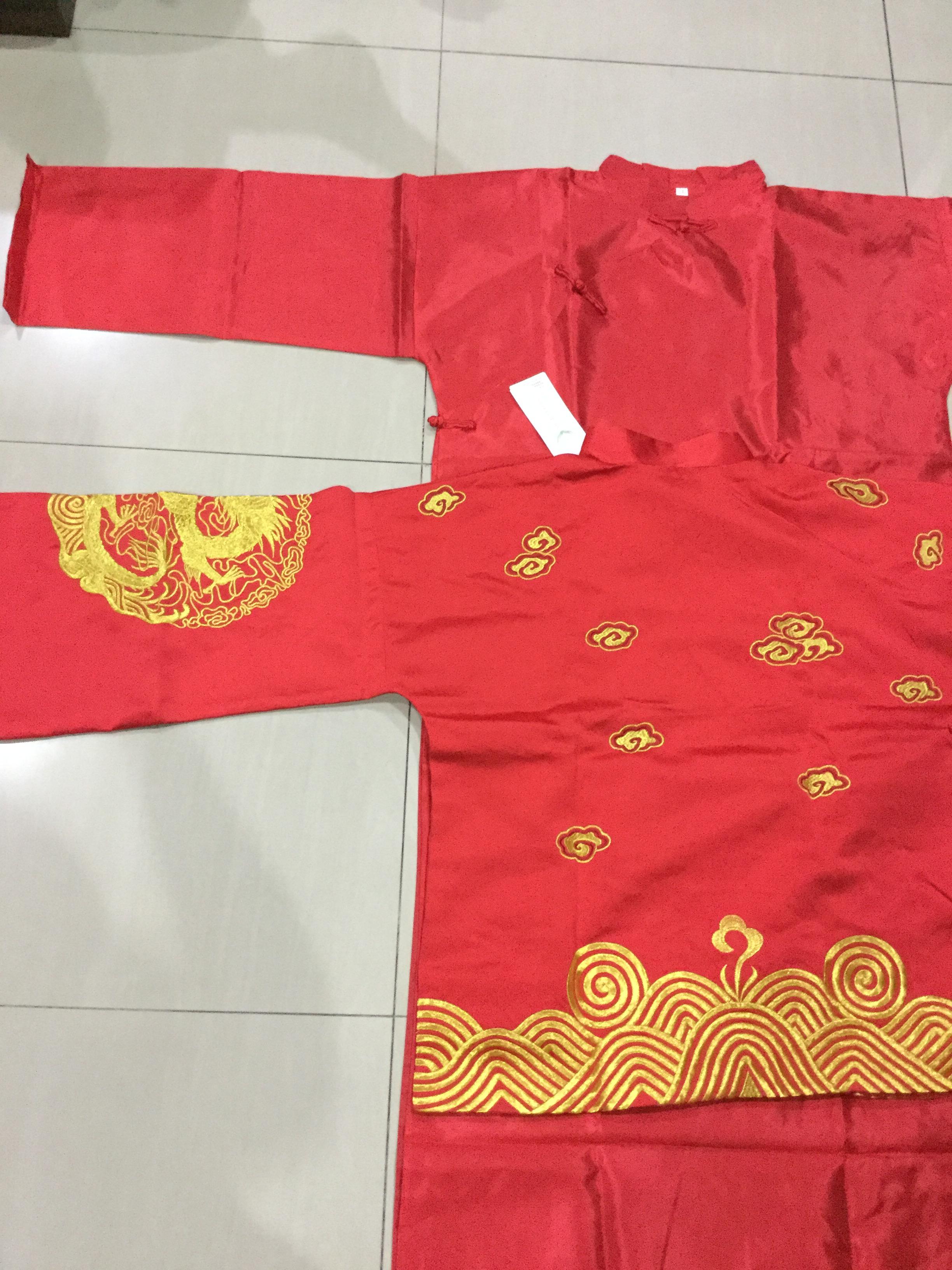 ชุดเจ้าบ่าว สีแดง. รหัส OP 183 สินค้าพร้อมส่ง