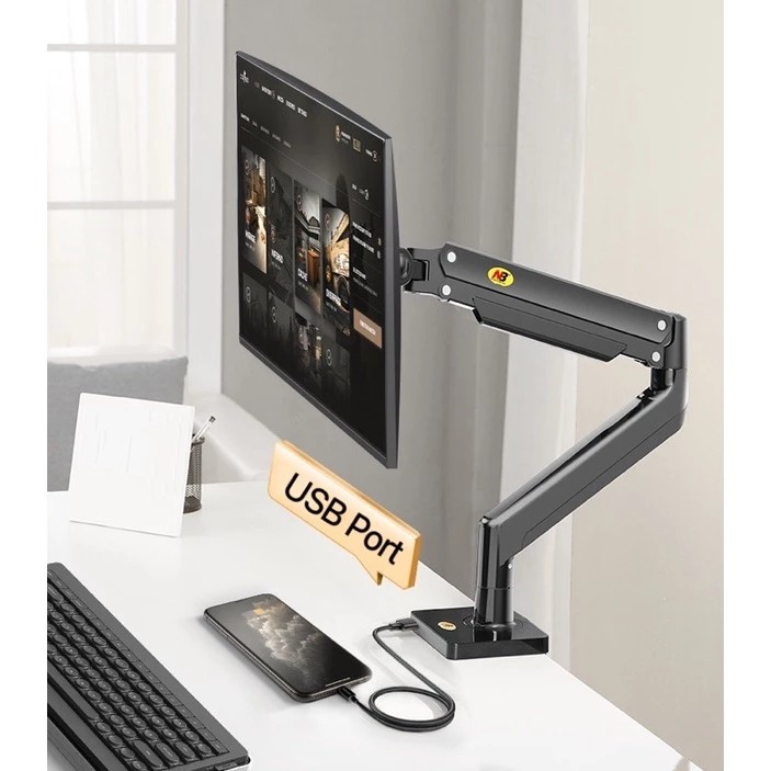 NB G40 ขาตั้งจอมอนิเตอร์ 22-40 นิ้ว ขาตั้งสปริงแก๊ส ขาตั้งจอคอม รับน้ำหนัก 2-15KG