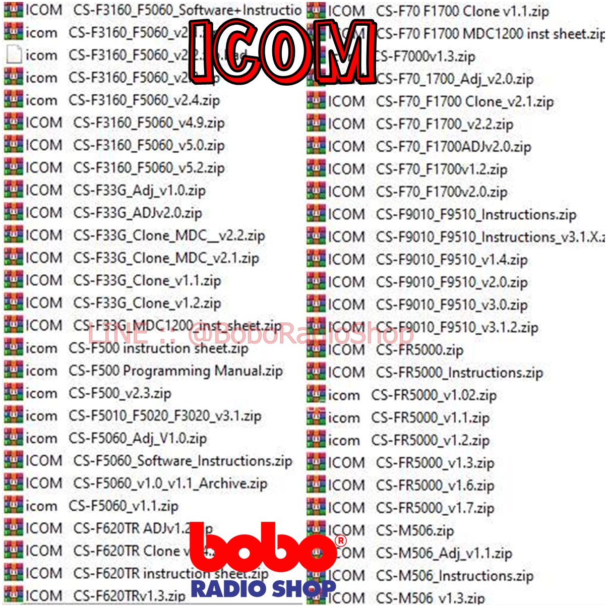 SOFTWARE CODEPLUGS FIRMWARE คู่มือ สำหรับวิทยุสื่อสาร