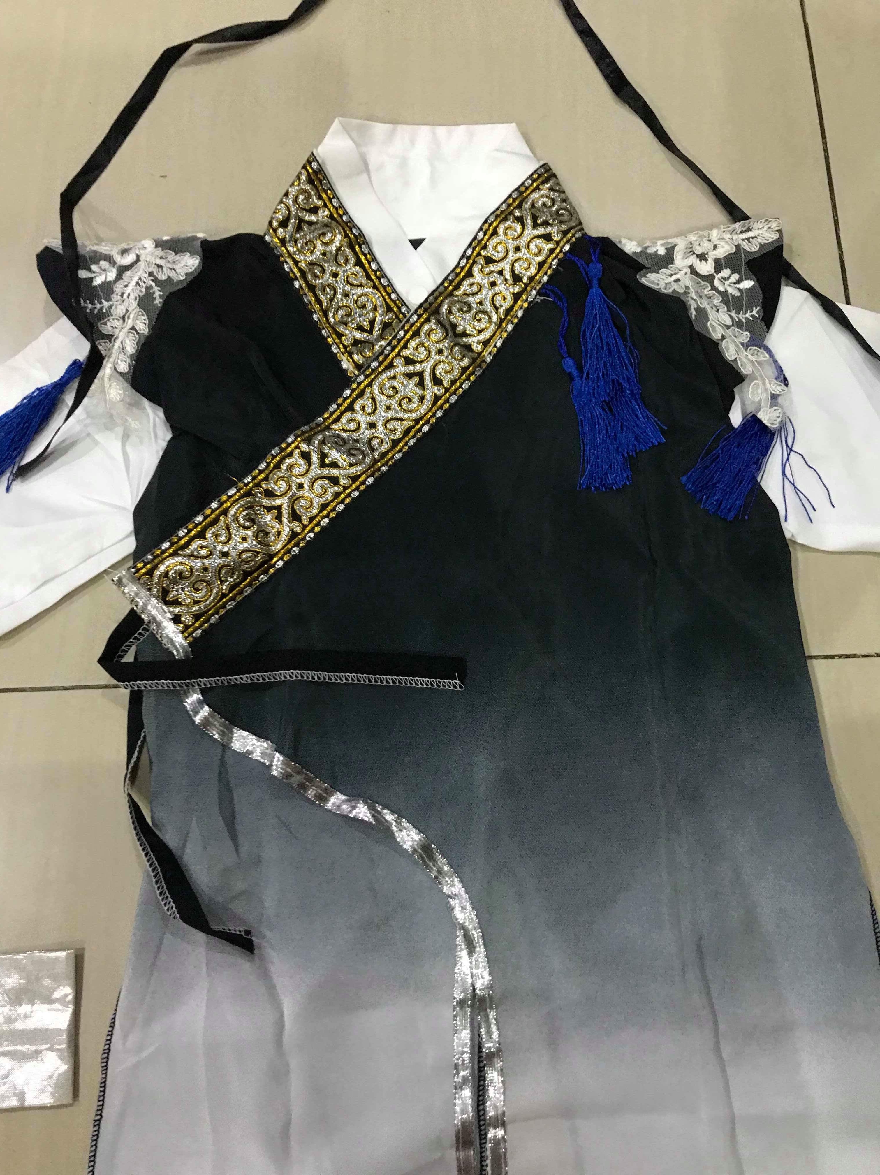 ชุดอัศวิน สีดำน้ำเงิน รหัส AUS 45