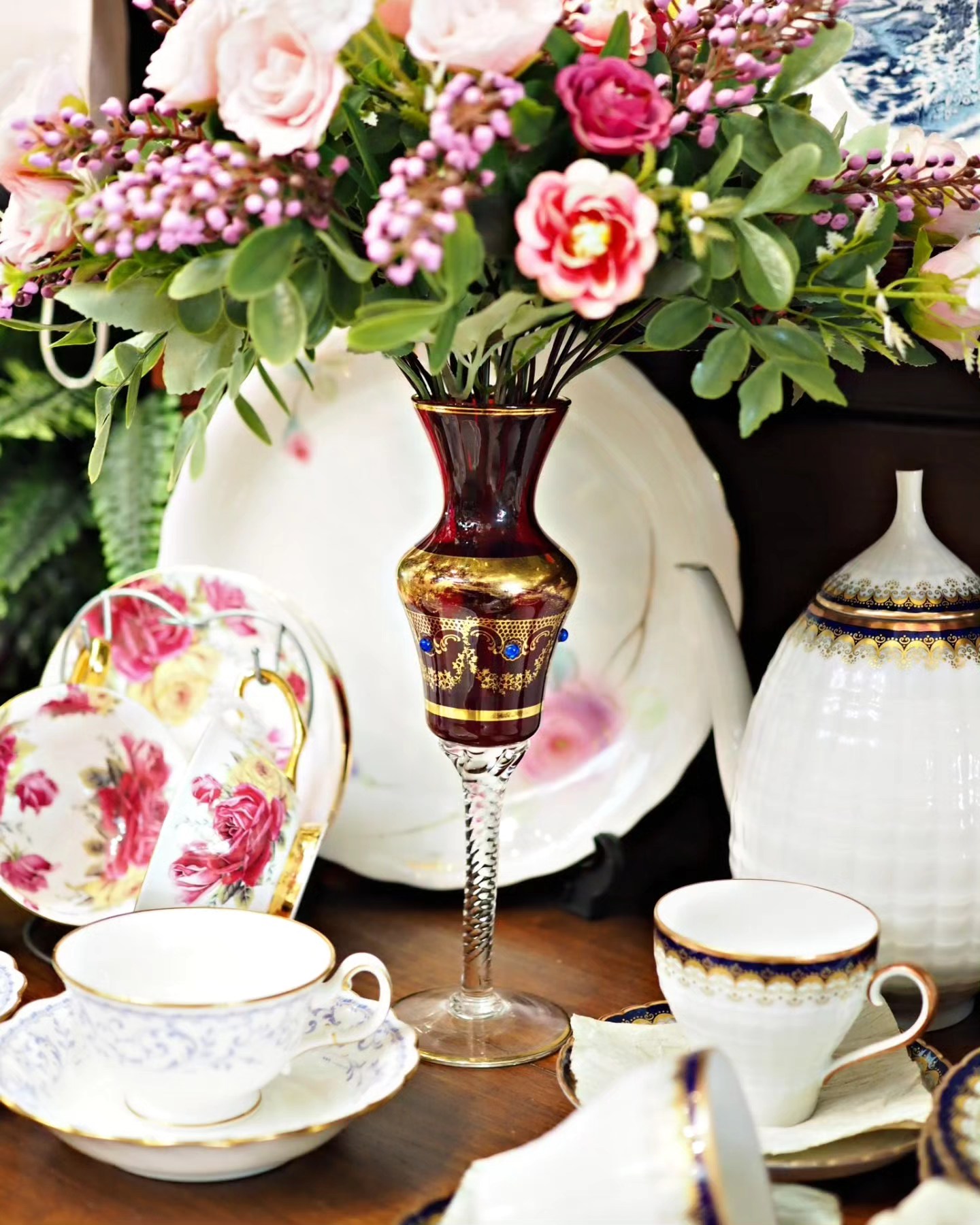 Antique Red Bohemain