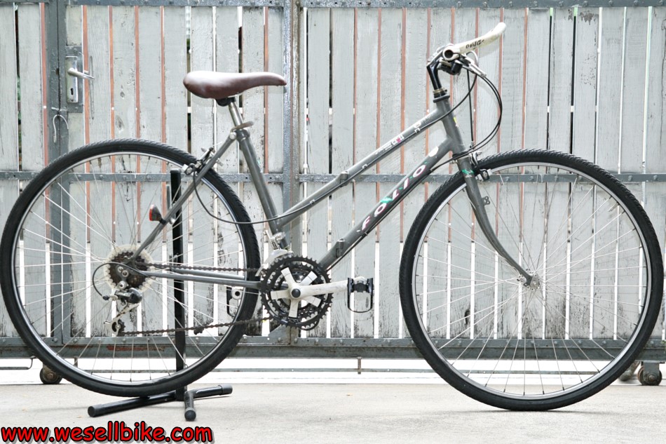 จักรยานพับ Miyata ล้อ700C สีเทาระเบิด