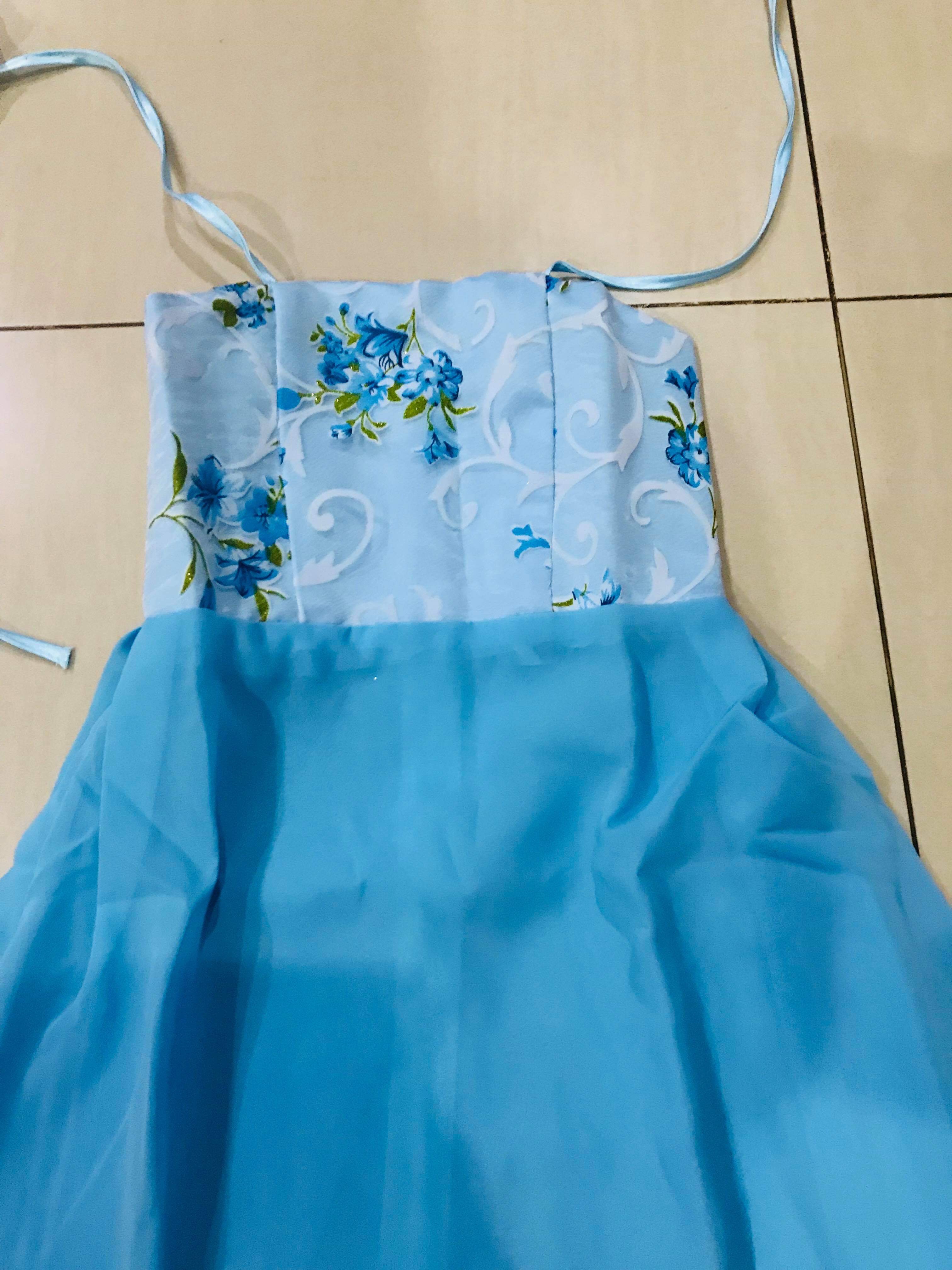 ชุดจีนนางฟ้าเด็กสีฟ้ามรหัส CU95 สินค้าพร้อมส่ง