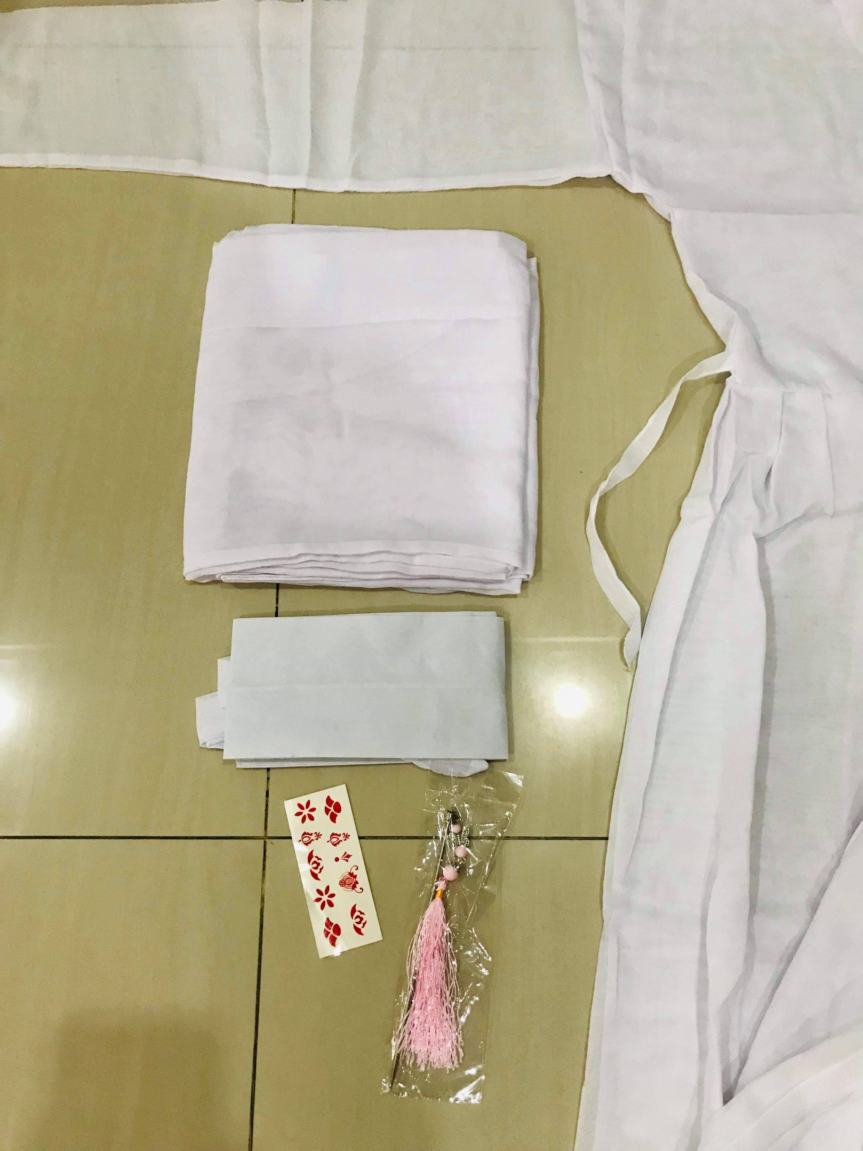 ชุดซีรี่ย์ ป่าท้อสิบหลี่ สีขาว รหัส OVR86