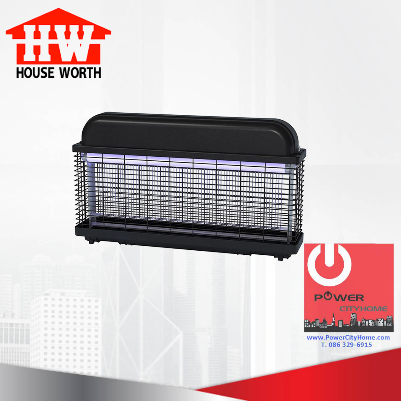โคมจับยุง House Worth 2*15 วัตต์ รุ่น HT-K20C
