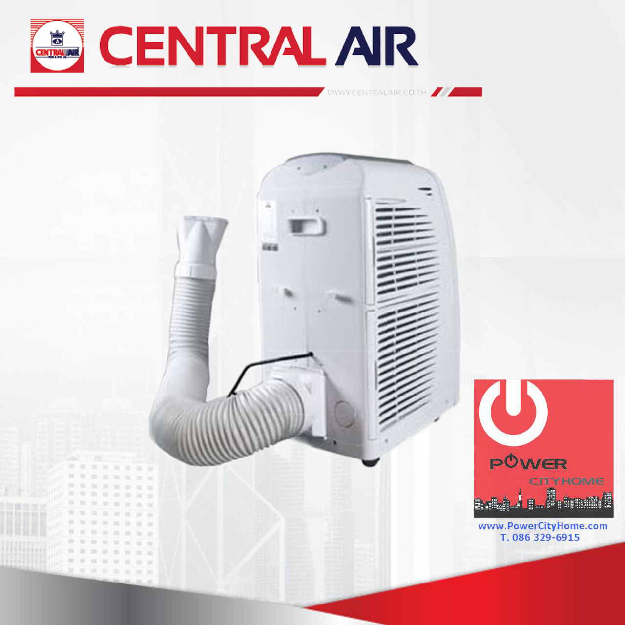 แอร์เคลื่อนที่ 20000 BTU Central Air รุ่น CTP-CB20