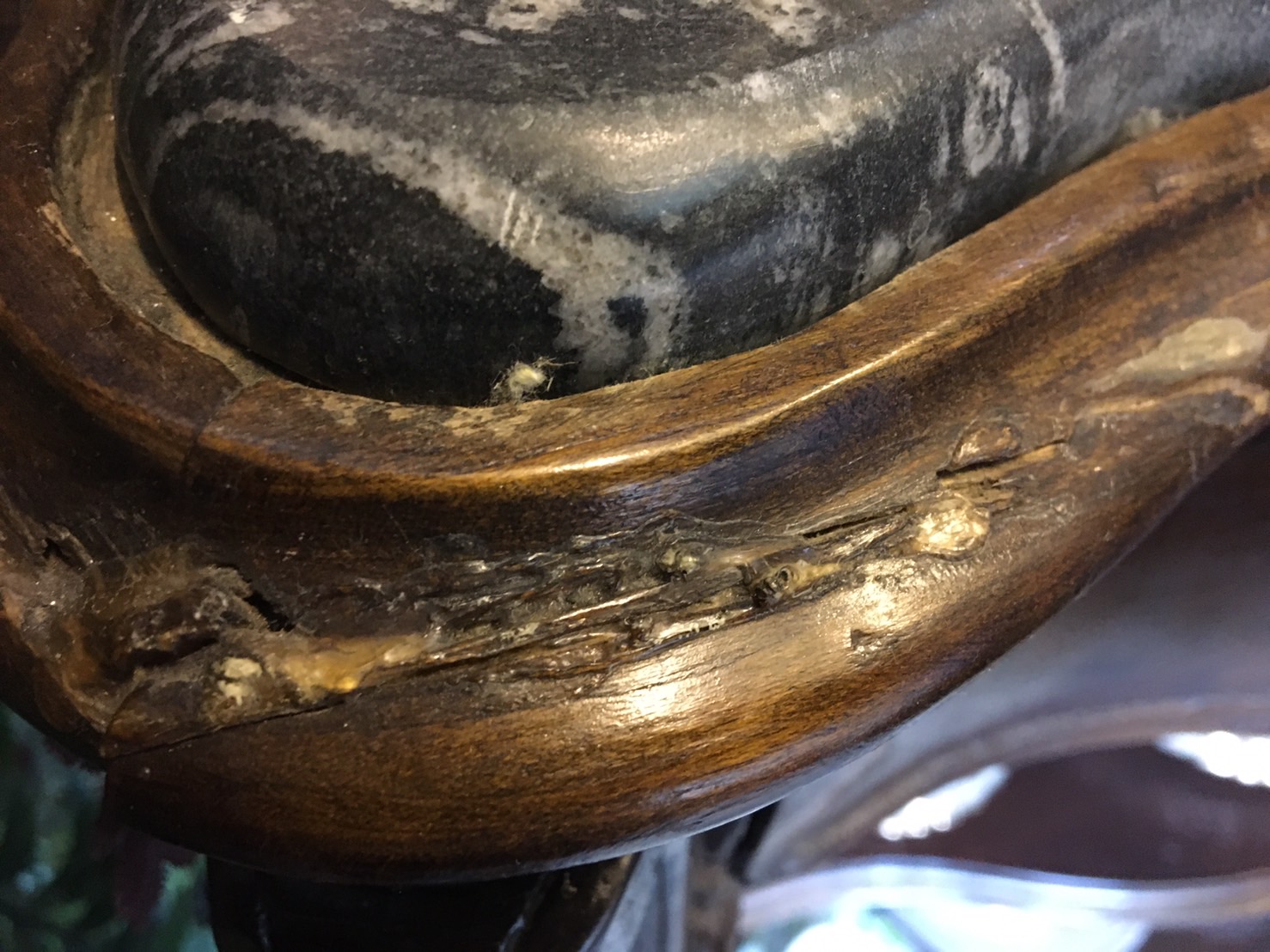 Console ท๊อปหินสีดำ