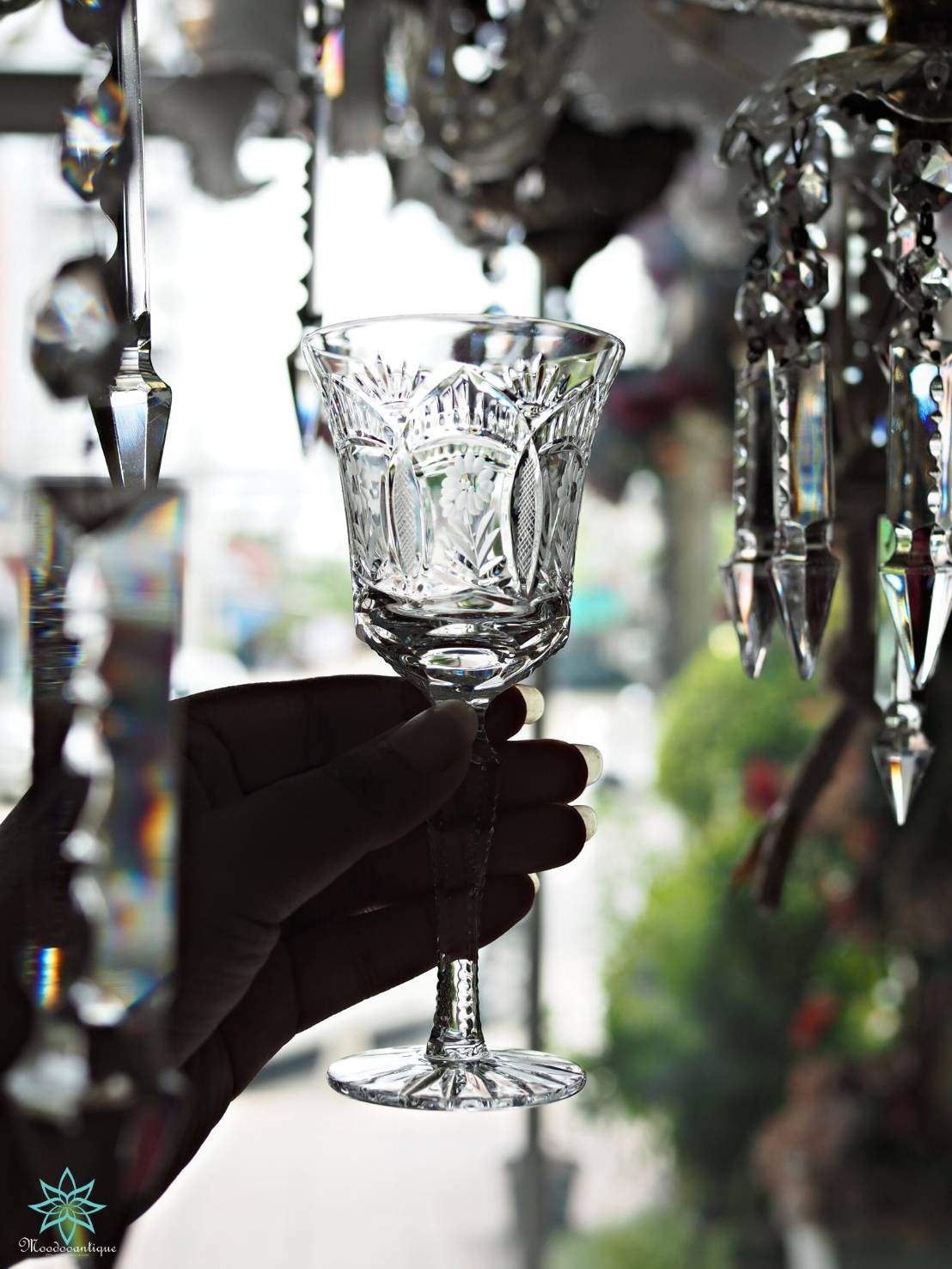 แก้วไวน์คริสตัลเจียระไน from Hungary